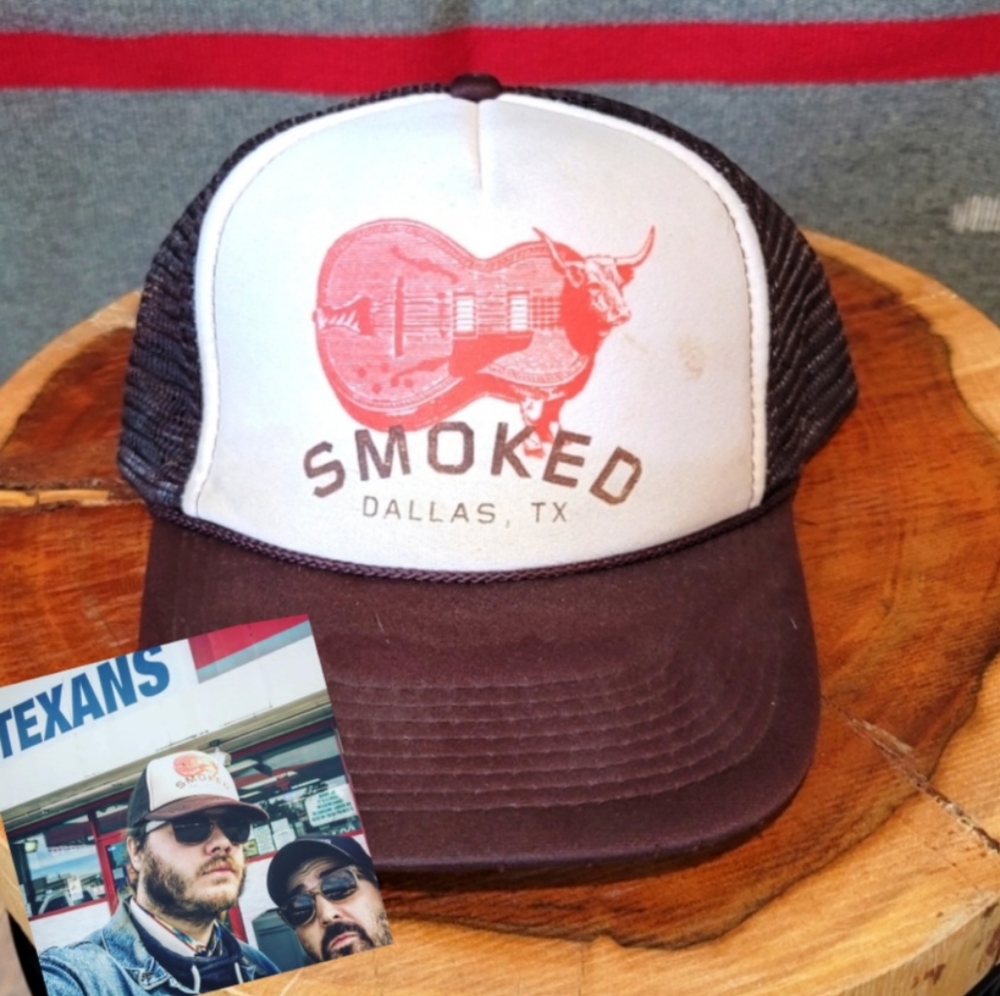 Vintage Smoked Texas BBQ trucker hat